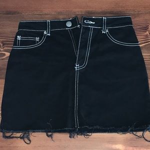 Black Denim Skirt!